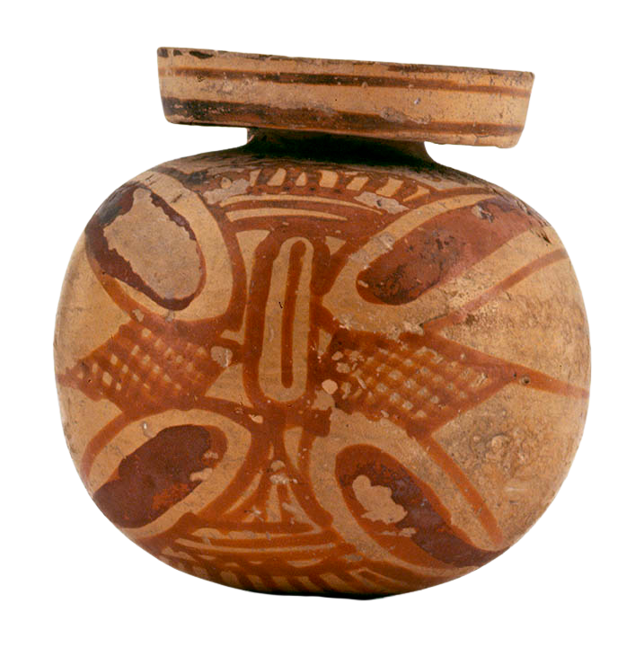 Image of a Late Corinthian Round Aryballos form the Blanton Collection